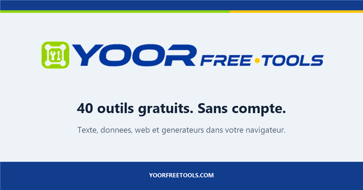 YOOR Free Tools screenshot 1